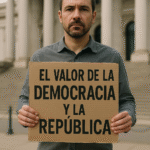 El valor de la Democracia y la República como eje de todo poder.